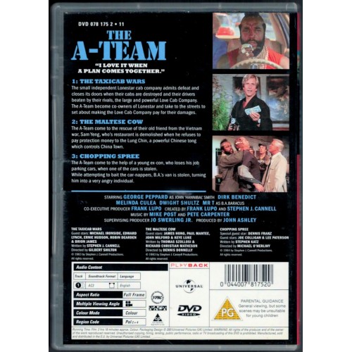 The A-Team (DVD 2001) Rating PG
