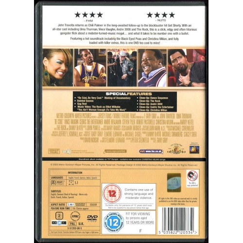 Be Cool (DVD 2005) Rating 12