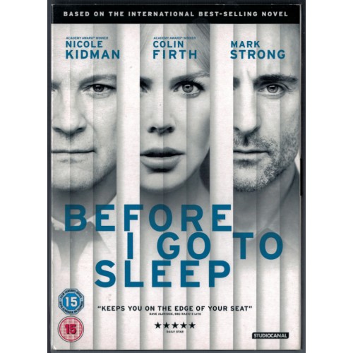 Before I Go To Sleep (DVD 2015) Rating 15