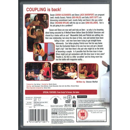 BBC Coupling - Complete Series 1-4 (DVD) Set of 4 - Rating 15