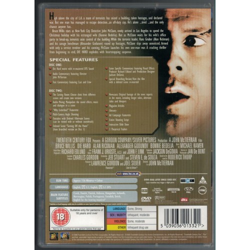 Die Hard (2 DVD 2004) Rating 18