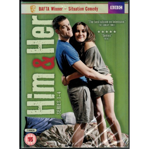 Him & Her: Series 1-4 (7 DVDs 2010) Rating 15 - BRAND NEW
