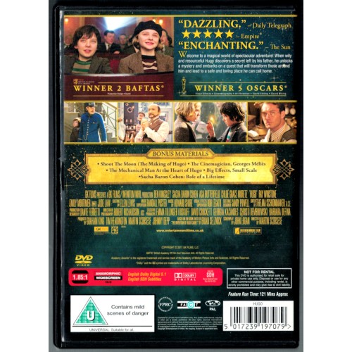Hugo (DVD 2012) Rating U