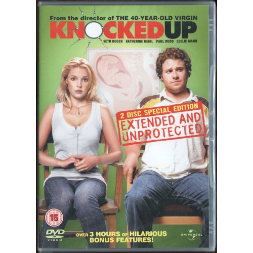 Knocked Up (DVD 2007) Rating 15 - 2 Disc Special Edition - BRAND NEW