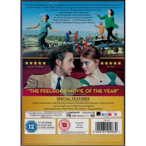 La La Land (DVD 2016) Rating 12