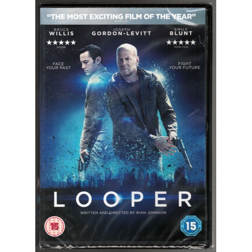 Looper (DVD 2013) Rating 15 - BRAND NEW