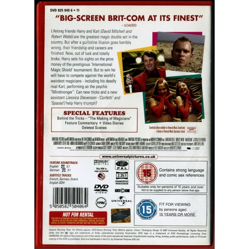 Magicians (DVD 2009) Rating 15