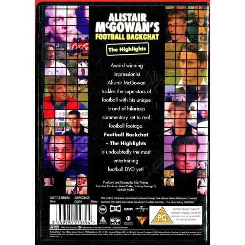 Alistair McGowan's Football Backchat - The Highlights (DVD 2006) Rating PG