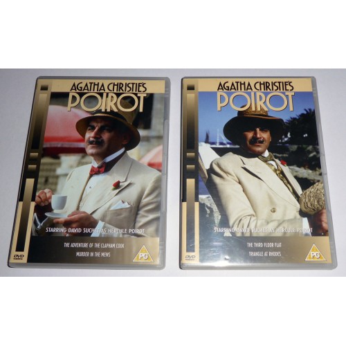 Agatha Christie's Poirot (DVD 2003) Set of 2 - Rating PG
