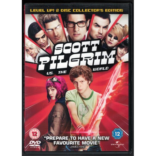Scott Pilgrim Vs. The World (2 DVD 2010) Rating 12