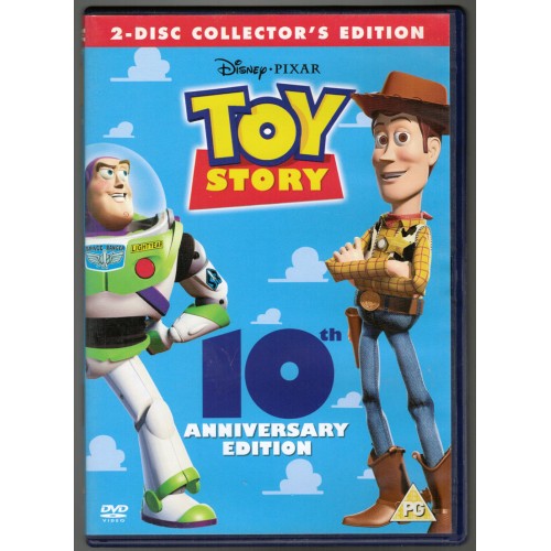 Toy Story (DVD 2010) 2-Disc - 10th Anniversary Collector's Edition - Rating PG