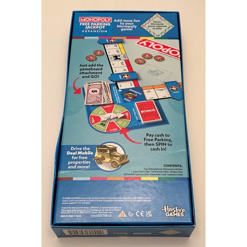 Monopoly Expansion: Free Parking Jackpot - BRAND NEW Monopoly Expansion: Free Parking Jackpot - BRAND NEW