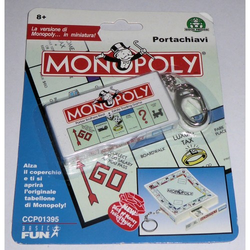 Monopoly Key Ring Game Vintage (French Language Packaging)