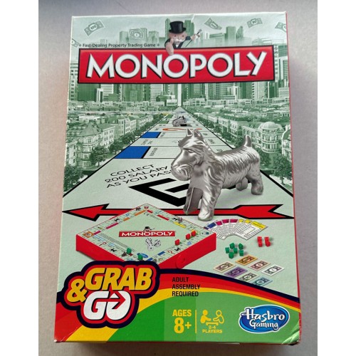 Grab & Go Monopoly Travel Edition - BRAND NEW