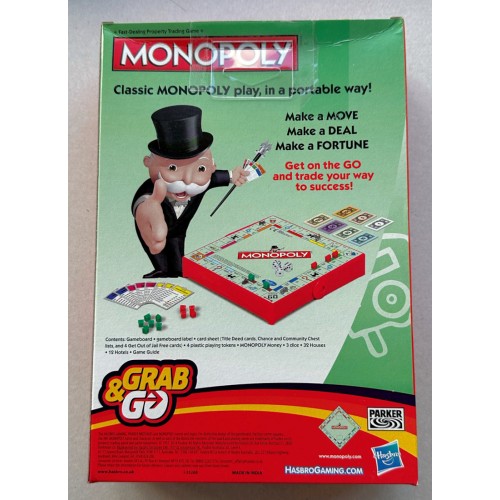Grab & Go Monopoly Travel Edition - BRAND NEW Grab & Go Monopoly Travel Edition - BRAND NEW