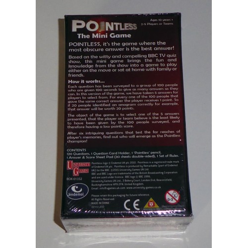 Pointless: The Mini Game (BBC) - BRAND NEW