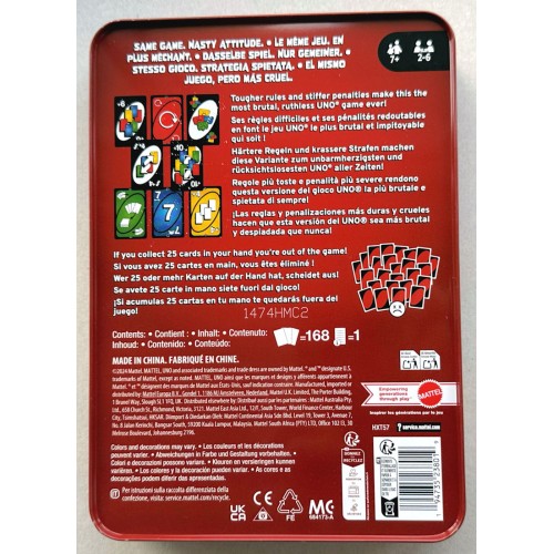 UNO Show 'em No Mercy (Tin) - BRAND NEW