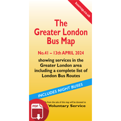 The Greater London Bus Map 41 - Digital Download Version