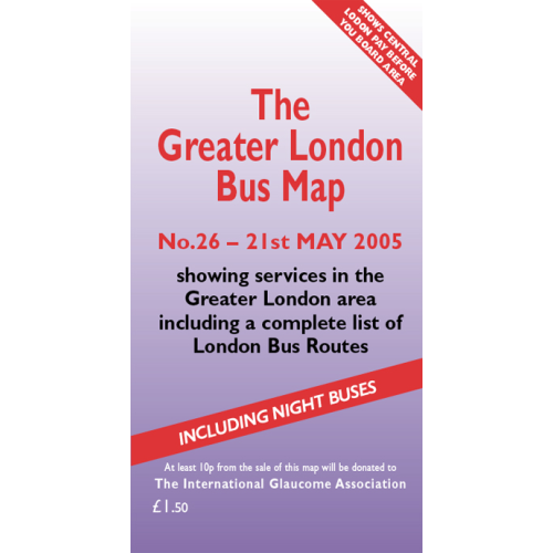 The Greater London Bus Map 26 - Printed Version