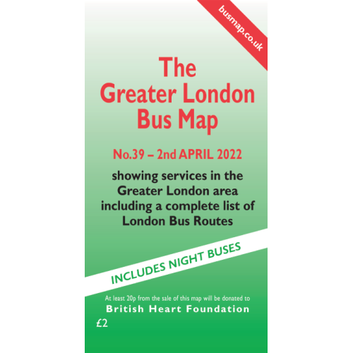 The Greater London Bus Map 39 - Printed Version