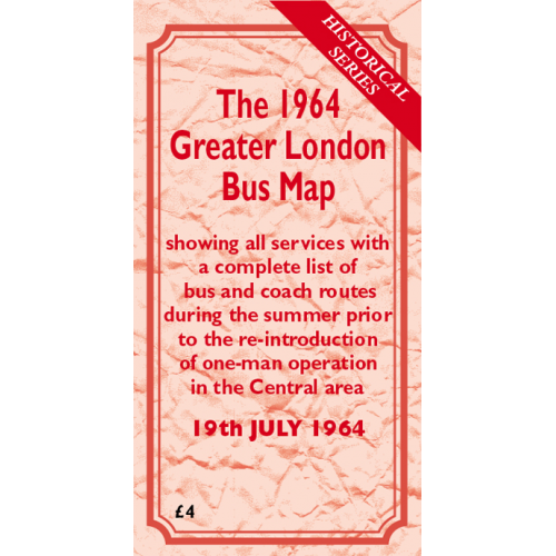 The 1964 Greater London Bus Map - Printed Version