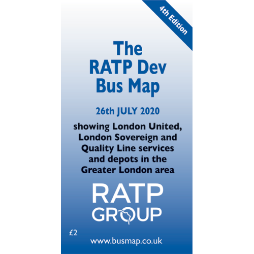 RATP Dev Bus Map 2020 - Digital Download Version