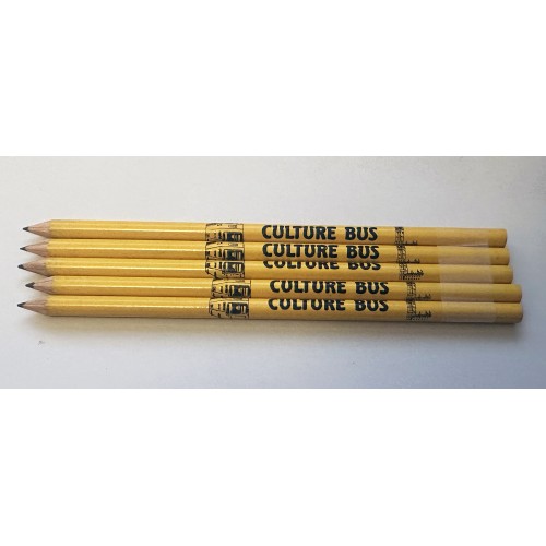 CULTURE BUS pencils - set of 5 all BRAND NEW UNUSED