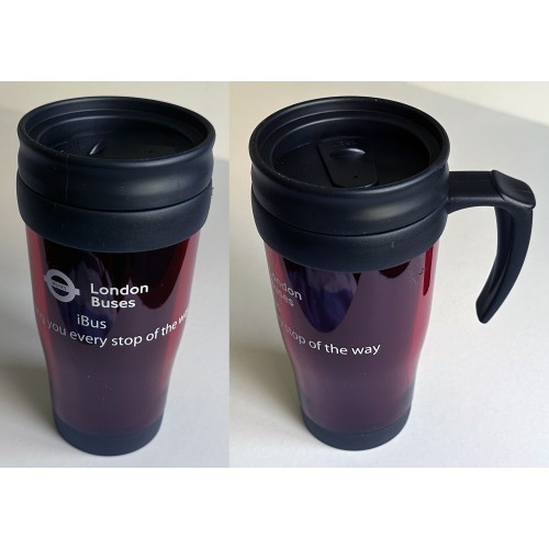 London Buses Red 450ml Travel Mug BRAND NEW BOXED - Special promotion for iBus