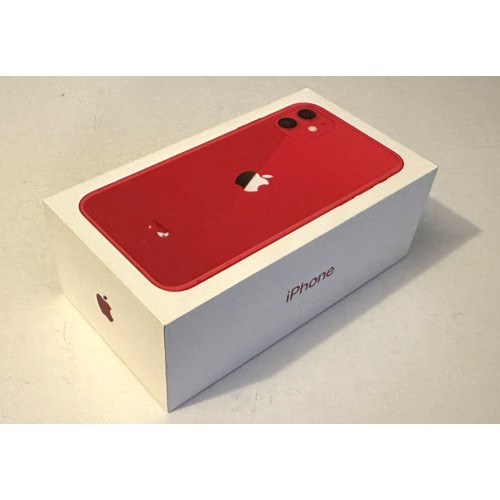 EMPTY! Apple iPhone 11 Red 64GB Box