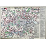 First London Laminated Flat Bus Map - 29th Septemb...