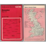 Ordnance Survey One-Inch Map No.107 Snowdon - Revi...