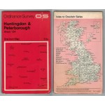 Ordnance Survey One-Inch Map No.134 Huntingdon &am...