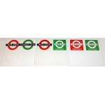 London Transport Paper Temporary Twin Small Size B...