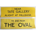 London Transport RM To & From Advertising Slip...