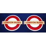 London Buses Self-Adhesive Vinyl Roundel 10½"...