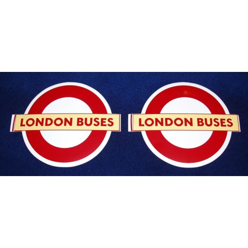 London Buses Self-Adhesive Vinyl Roundel 10½" (4 copies)