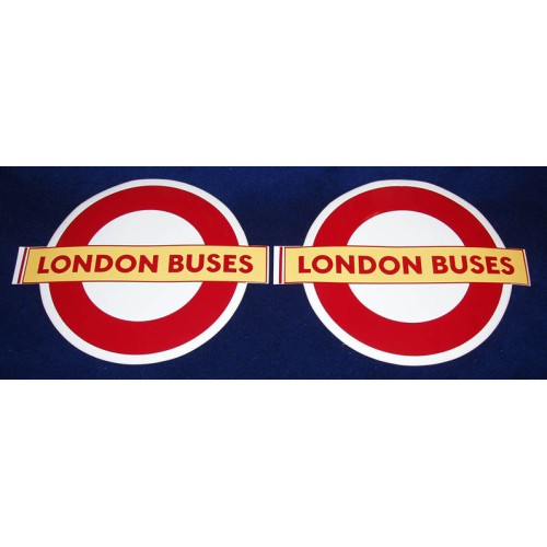 London Buses Self-Adhesive Vinyl Roundel 17" (2 copies)