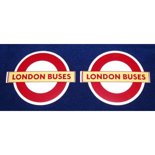 London Buses Self-Adhesive Vinyl Roundel 8¼" (4 copies)