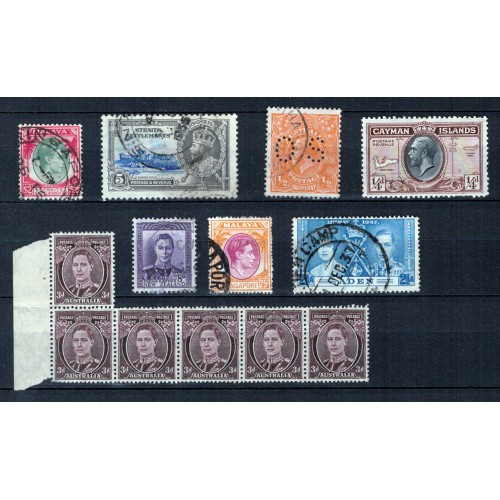 British Commonwealth mixed set of stamps