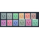 Germany set of 12 Allied Occupation mint stamps