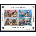 Isle of Man Churchill Centenary 1974 miniature she...