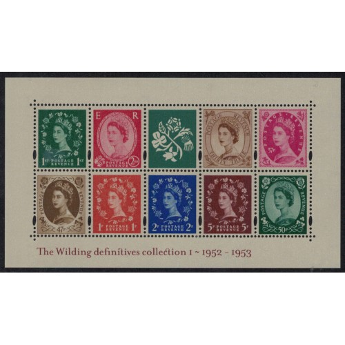 Wilding Definitive Collection Miniature Sheet 1