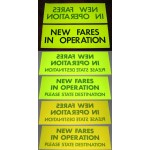 London Transport - Set of 6 Self-Adhesive Bus Wind...