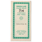 London Transport Green Line Coach 714 Timetable &a...