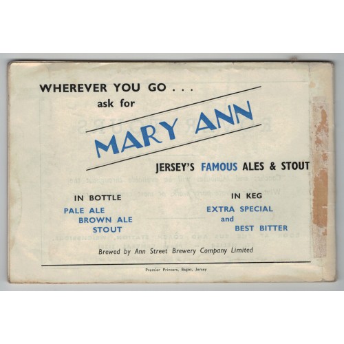 Jersey Motor Transport (JMT) Timetable Booklet - 1st October 1972