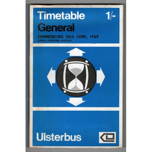 Ulsterbus Timetable General Booklet - 30th June 1969
